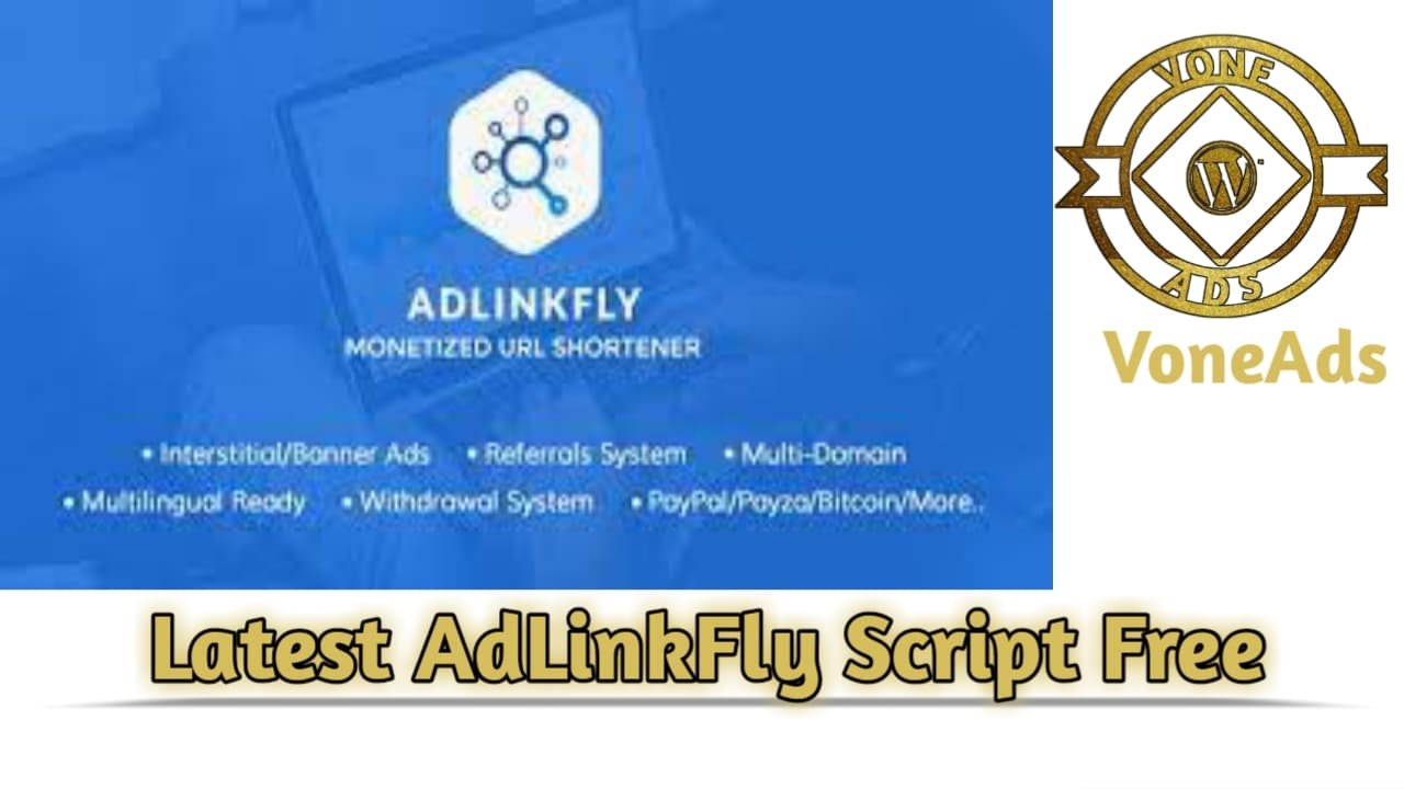 Latest AdLinkFly Script Free To Use