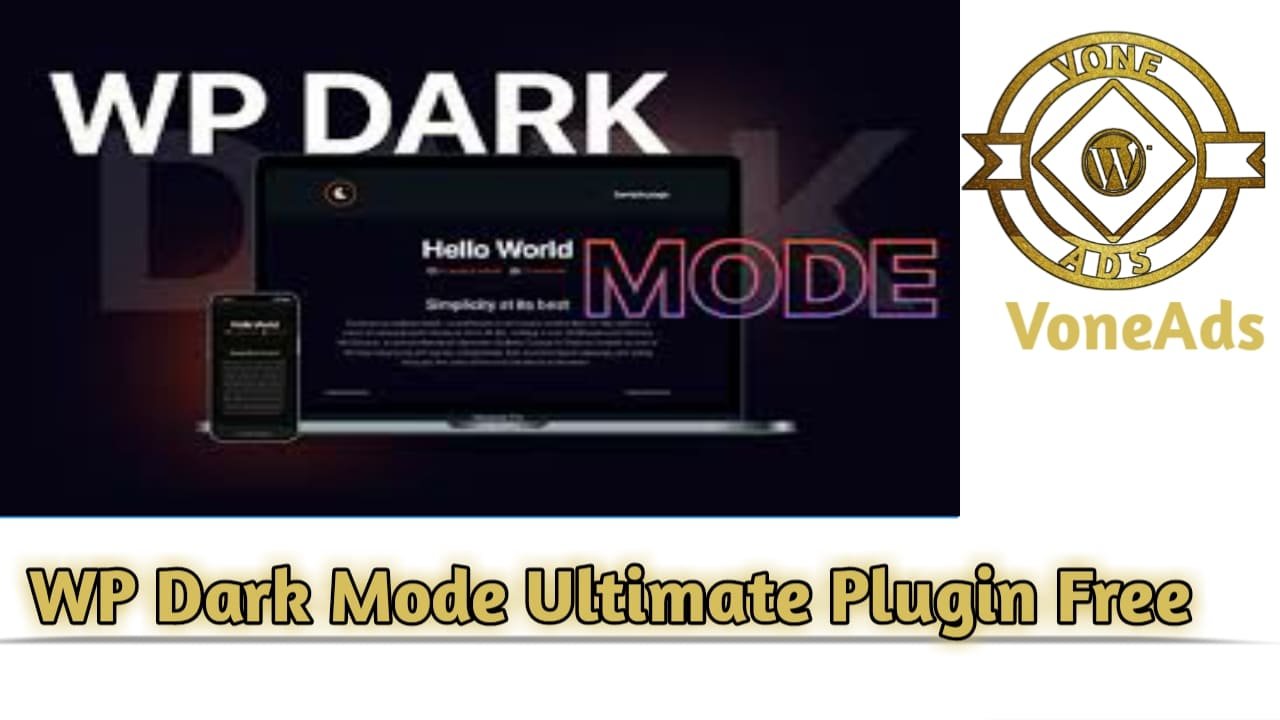 WP Dark Mode Ultimate Plugin Free