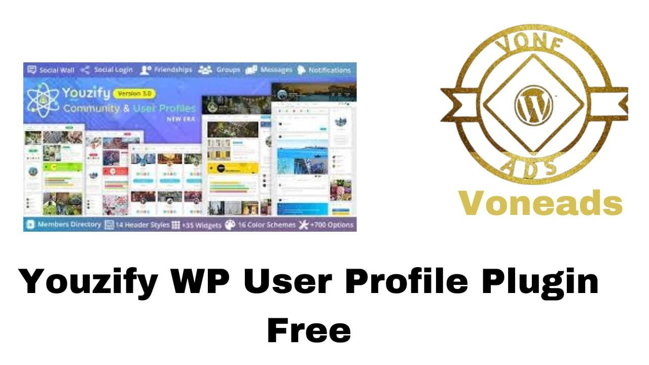 Youzify WP User Profile Plugin Free