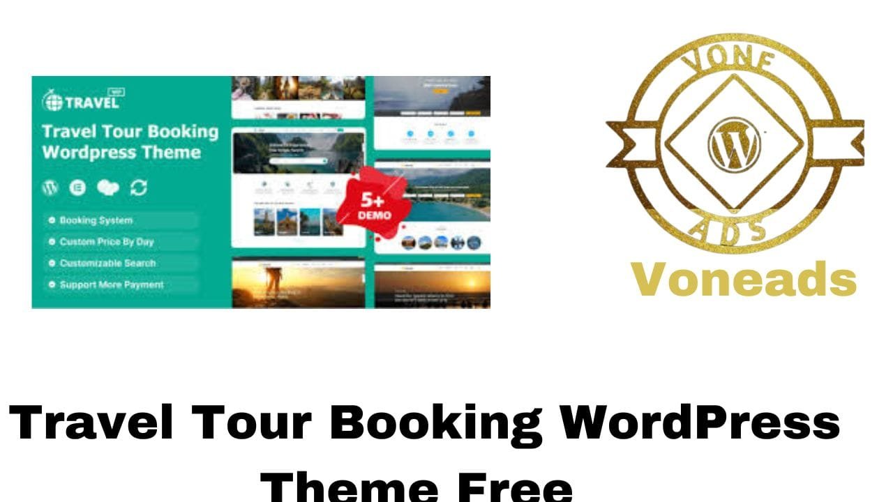 Travel Tour Booking WordPress Theme Free