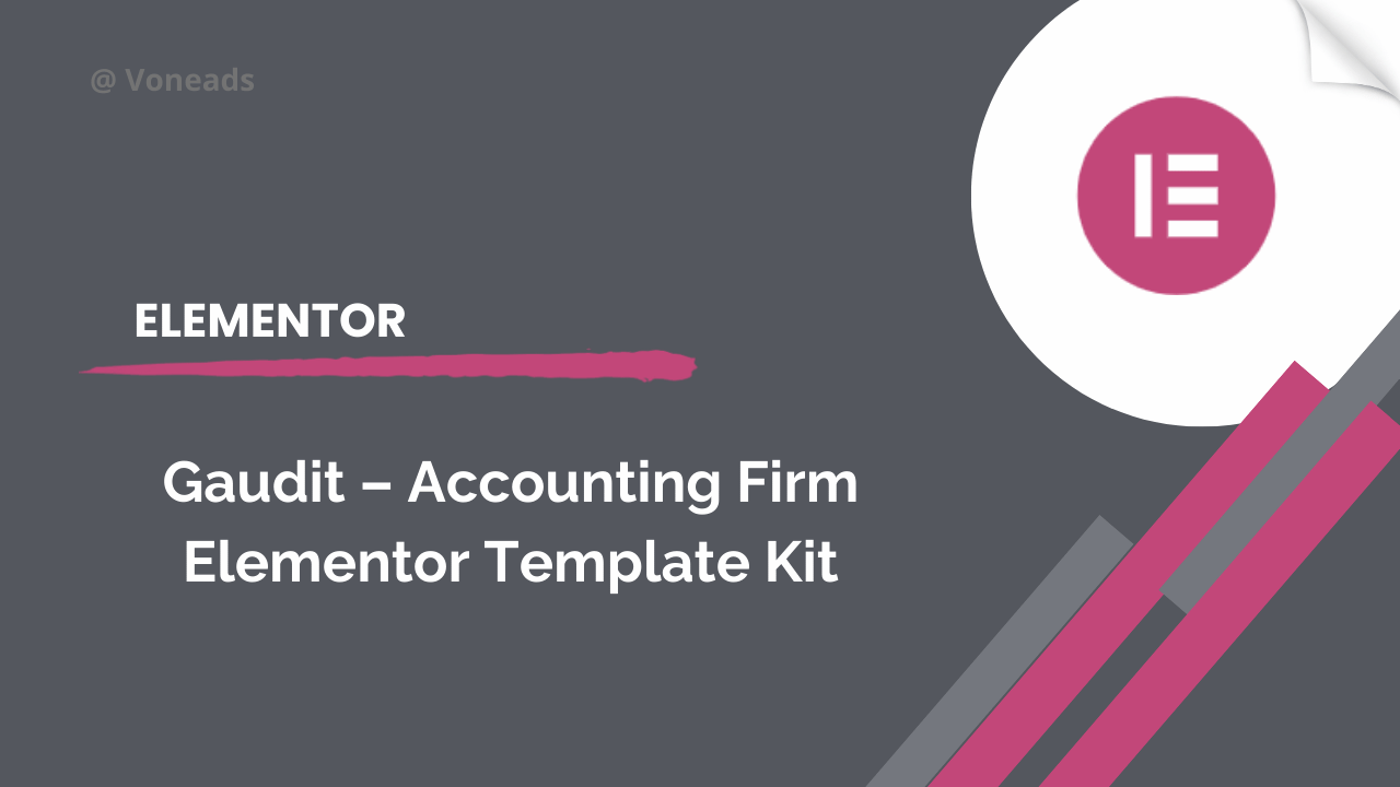 Gaudit – Accounting Firm Elementor Template Kit