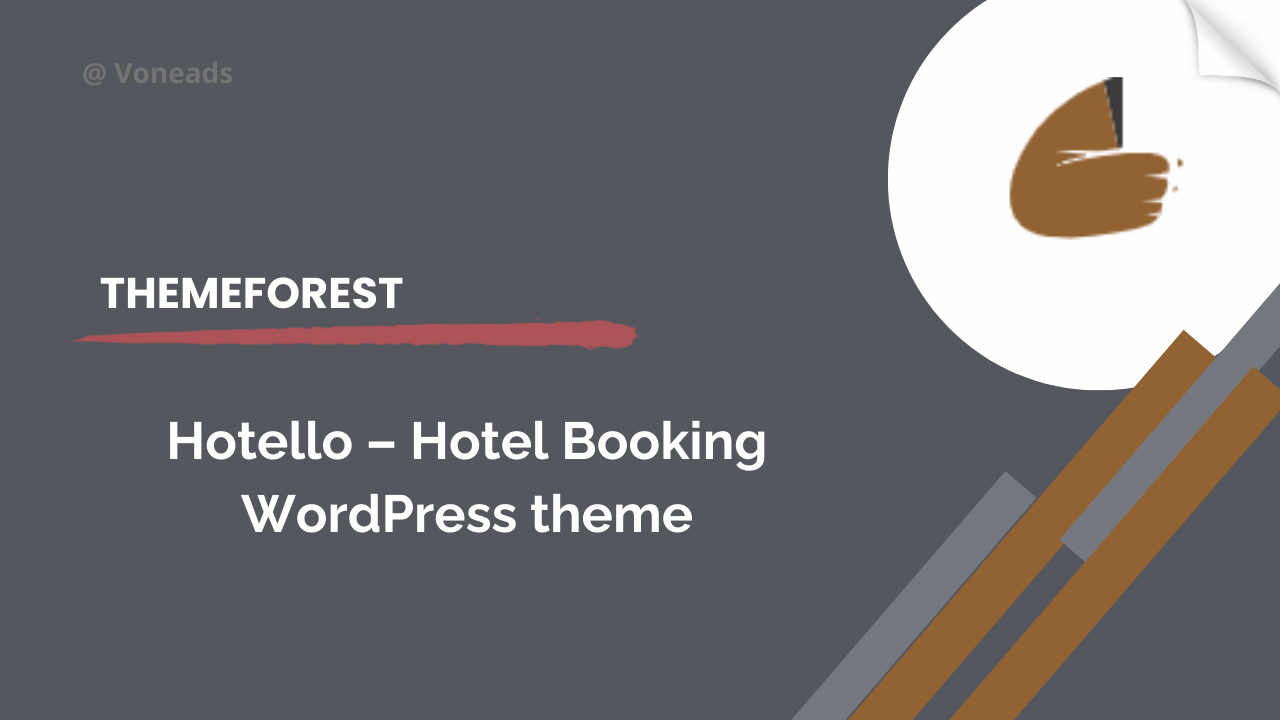 Hotello – Hotel Booking WordPress theme