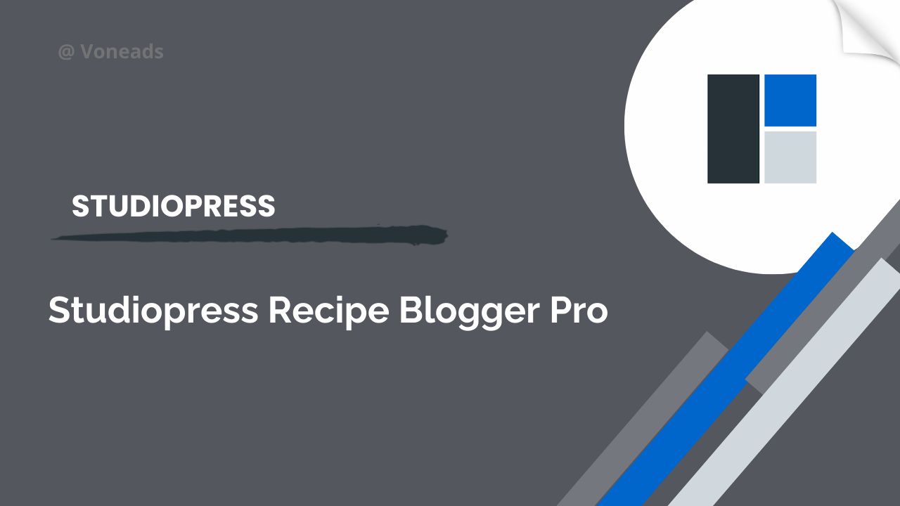 Studiopress Recipe Blogger Pro GPL