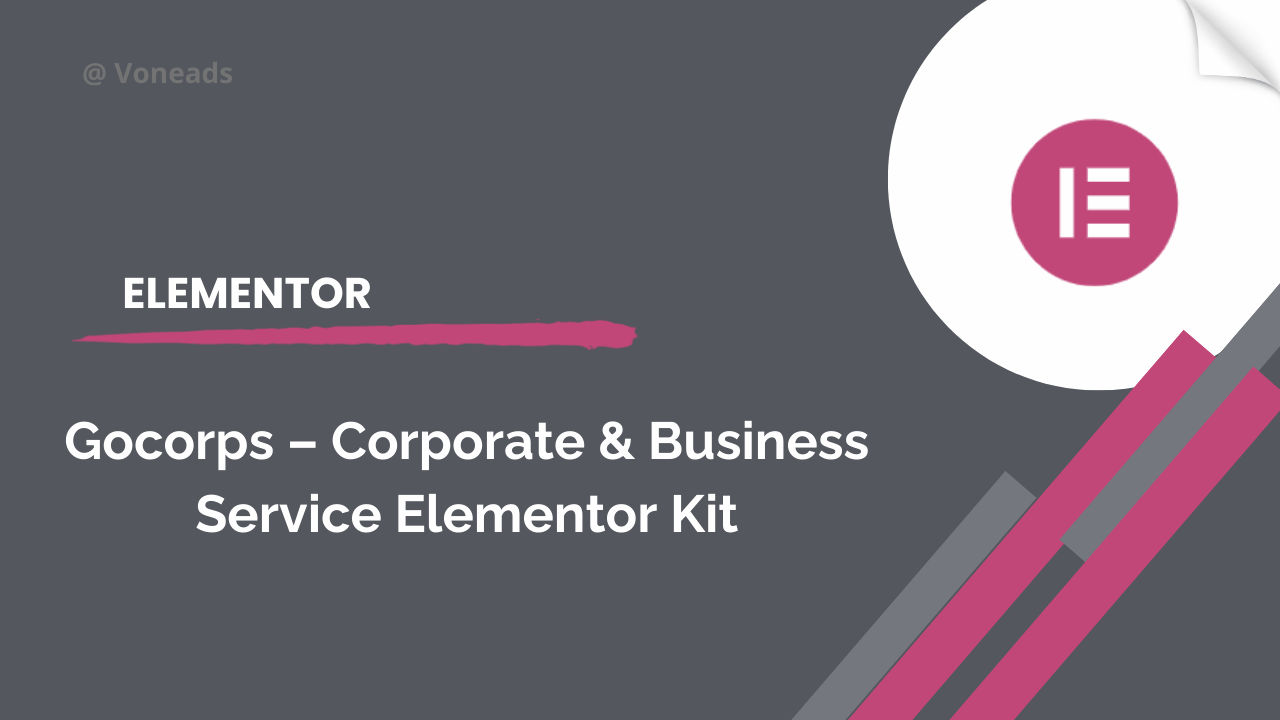 Gocorps – Corporate & Business Service Elementor Kit