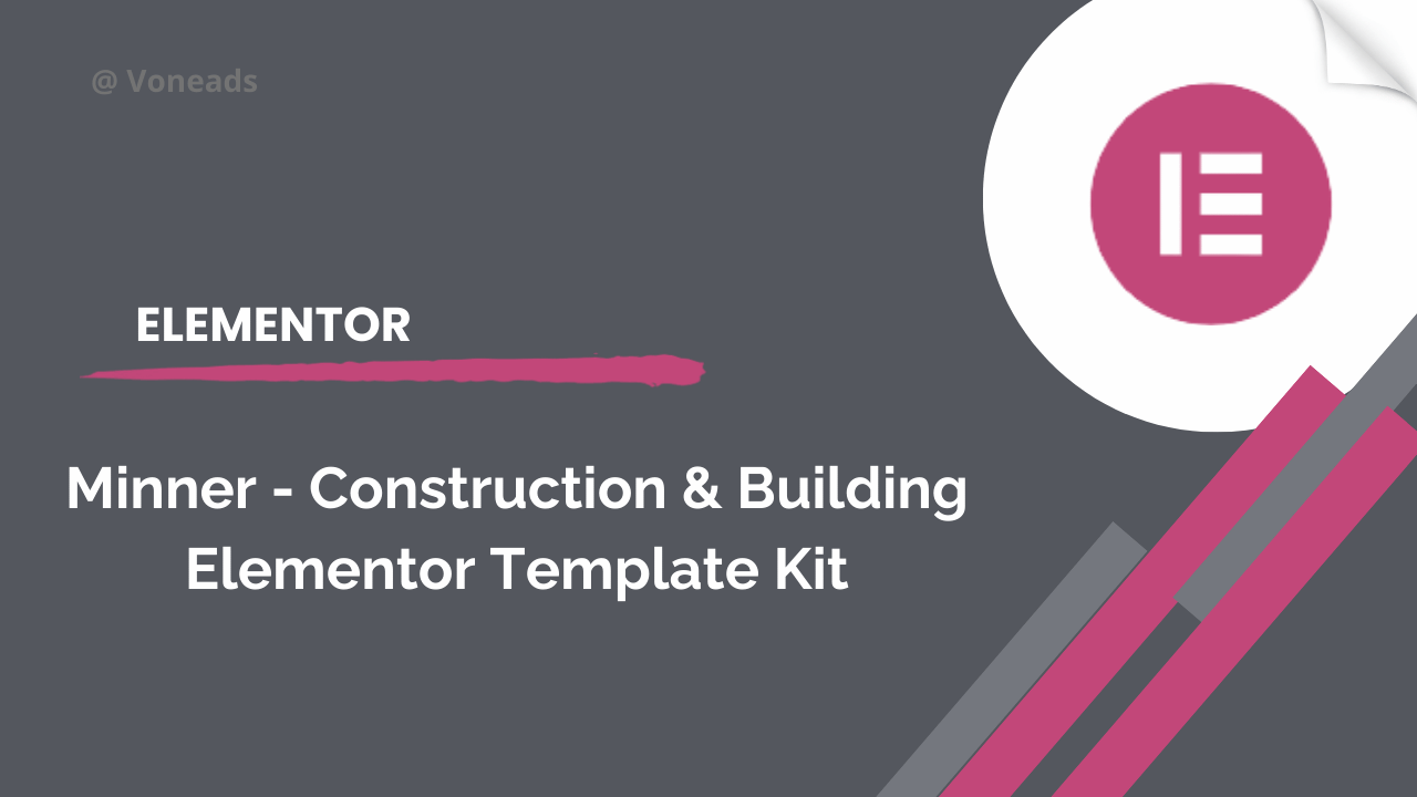 Minner - Construction & Building Elementor Template Kit