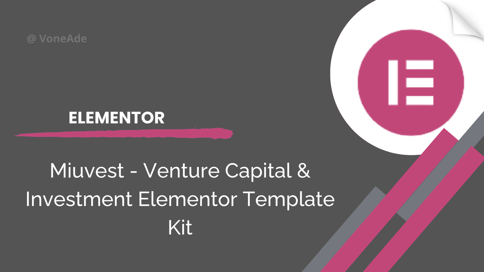 Miuvest - Venture Capital & Investment Elementor Template Kit