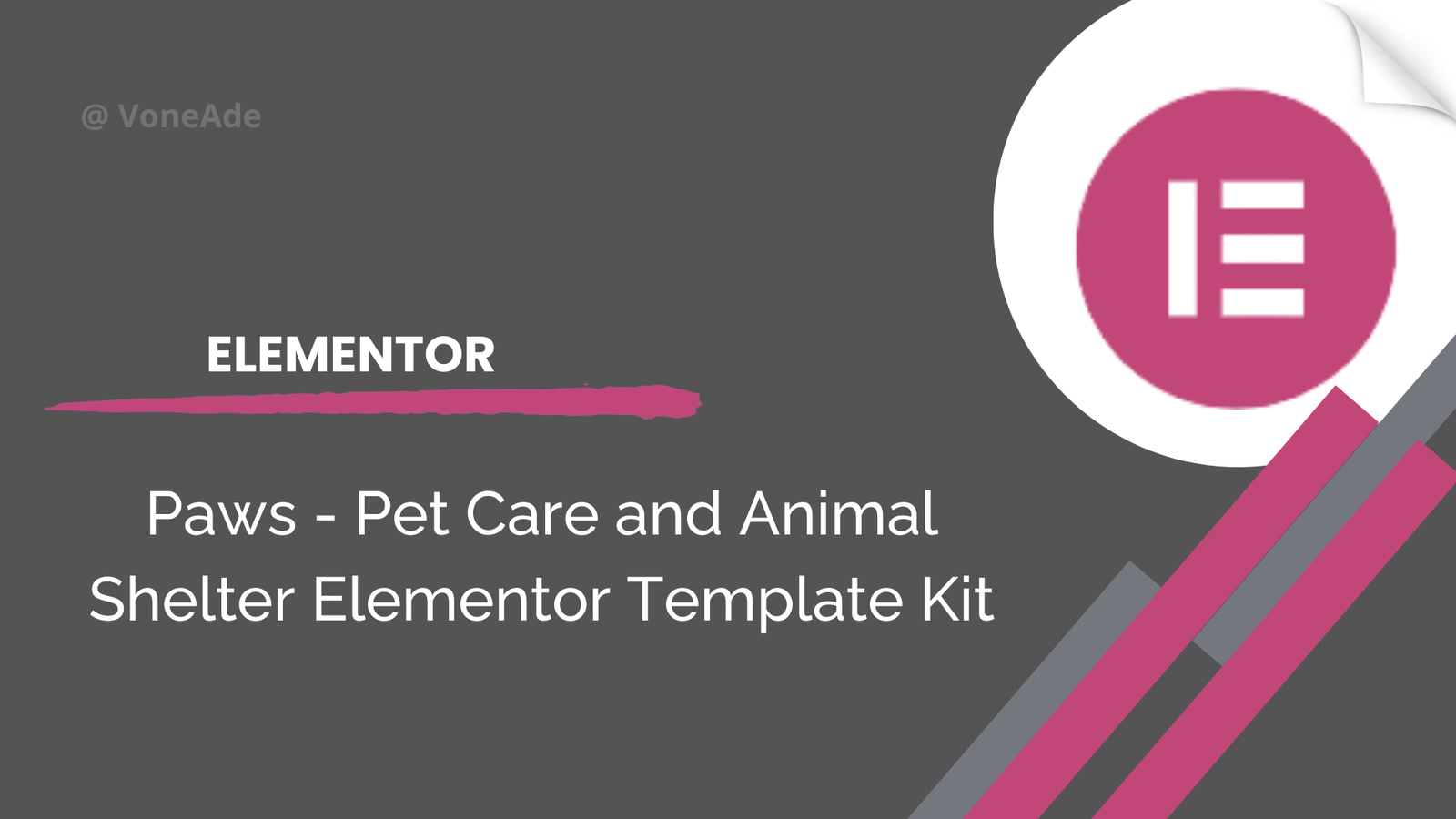 Paws - Pet Care and Animal Shelter Elementor Template Kit